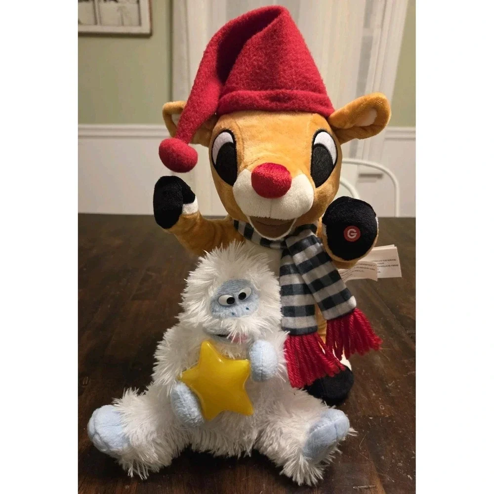 Rudolph Red-Nosed Reindeer Abominable Snowmonster Animatronic Motion Sound‎ Toy